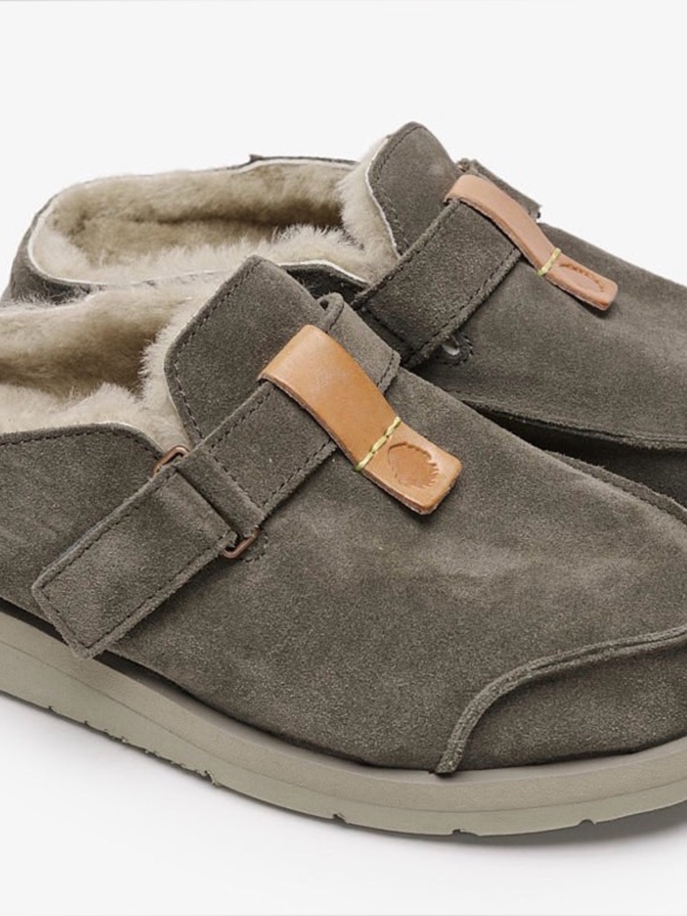 New/Without Tag Women’s Satorisan Uwabaki Slip-on Fleece/Suede Clogs. Size 6.